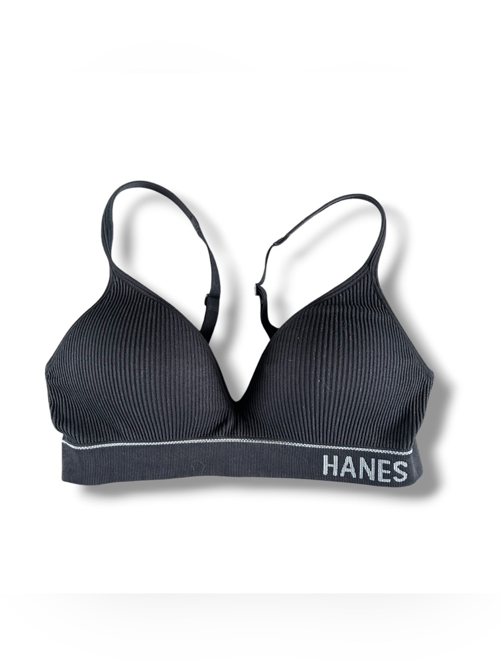 [Hanes] Black T-shirt Bra